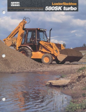 Árokásó-rakodók Case 580 SK Turbo 