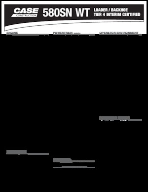 Árokásó-rakodók Case 580 SN WT