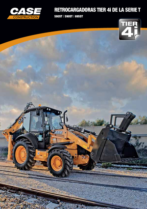 Árokásó-rakodók Case 695ST T 4