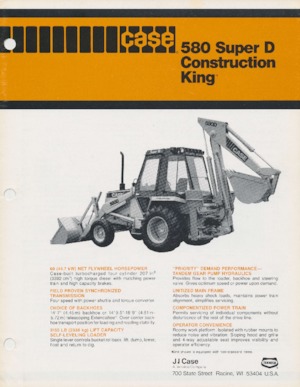 Árokásó-rakodók Case 580 Super D