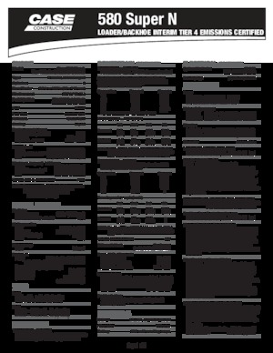 Árokásó-rakodók Case 580 Super N