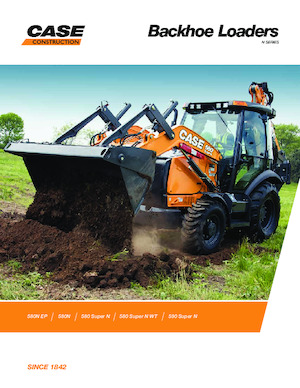 Árokásó-rakodók Case 580N EP