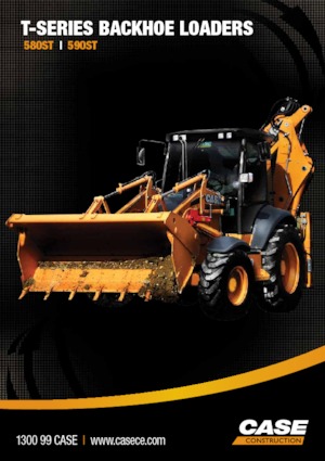 Árokásó-rakodók Case 590ST 