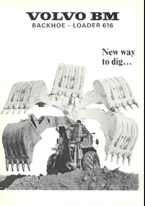 Árokásó-rakodók Volvo 616