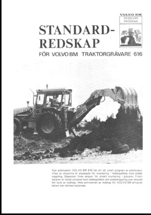 Árokásó-rakodók Volvo 616