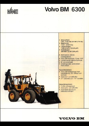 Árokásó-rakodók Volvo 6300*