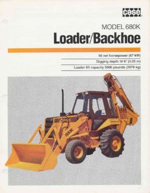 Árokásó-rakodók Case 680 K