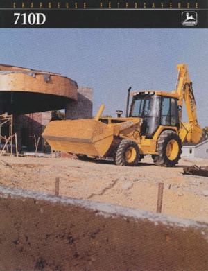 Árokásó-rakodók John Deere Construction 710 D