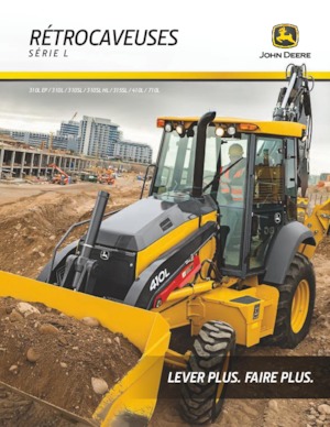 Árokásó-rakodók John Deere Construction 710L