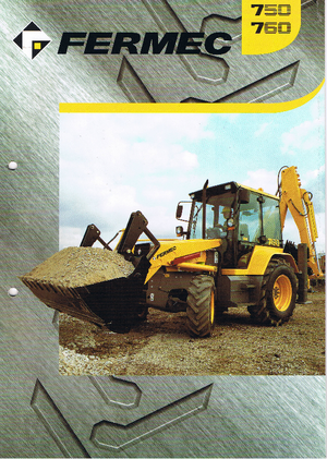 Árokásó-rakodók Terex-Fermec 760