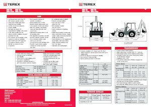 Árokásó-rakodók Terex 880