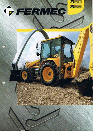 Árokásó-rakodók Terex-Fermec 865