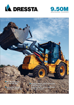 Árokásó-rakodók Dressta 9.50