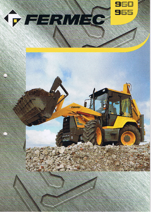 Árokásó-rakodók Terex-Fermec 965