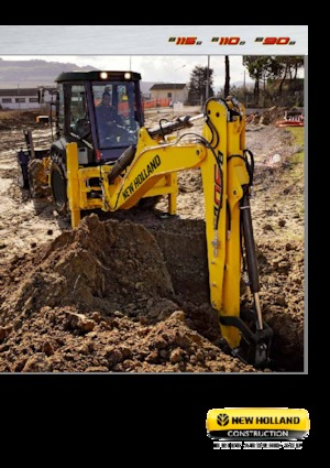 Árokásó-rakodók New Holland B115B