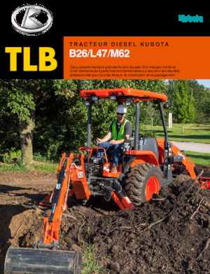 Árokásó-rakodók Kubota M62