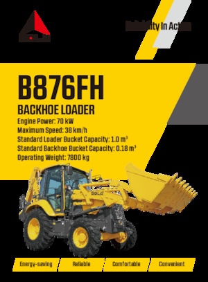 Árokásó-rakodók SDLG B876FH