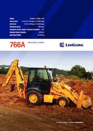 Árokásó-rakodók Liugong 766A 