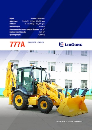 Árokásó-rakodók Liugong 777A 