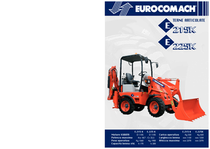 Árokásó-rakodók Eurocomach E 215 K