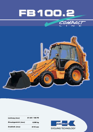 Árokásó-rakodók Fiat Kobelco FB 100.2