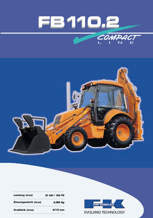 Árokásó-rakodók Fiat Kobelco FB 110.2