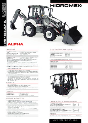 Árokásó-rakodók Hidromek HMK 102 B Alpha