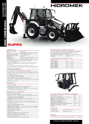 Árokásó-rakodók Hidromek HMK 102 B Supra