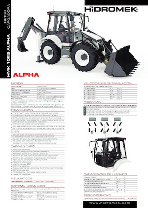 Árokásó-rakodók Hidromek HMK 102 S Alpha