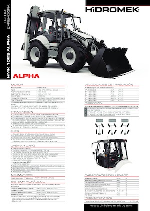 Árokásó-rakodók Hidromek HMK 102 S Alpha
