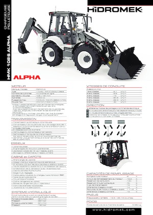 Árokásó-rakodók Hidromek HMK 102 S Alpha