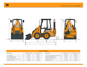 Árokásó-rakodók JCB 1CX 8FT