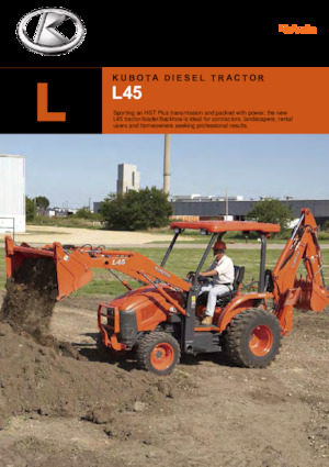 Árokásó-rakodók Kubota L 45