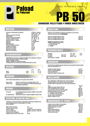 Árokásó-rakodók Palazzani PB 50
