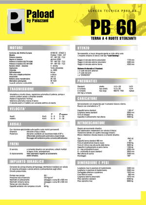 Árokásó-rakodók Palazzani PV 60.2