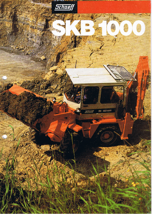 Árokásó-rakodók Terex-Schaeff SKB 1000
