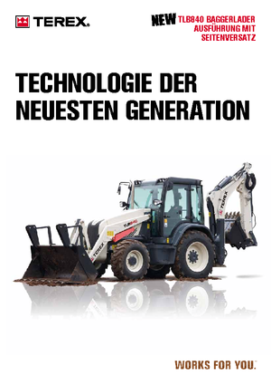 Árokásó-rakodók Terex TLB 840