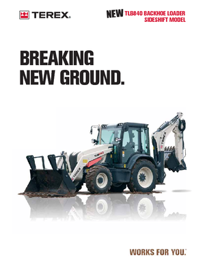 Árokásó-rakodók Terex TLB 840