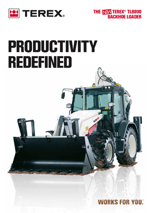 Árokásó-rakodók Terex TLB 890