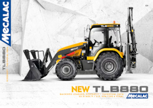 Árokásó-rakodók Mecalac TLB880