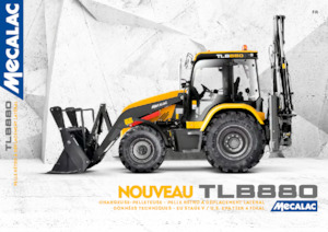 Árokásó-rakodók Mecalac TLB880