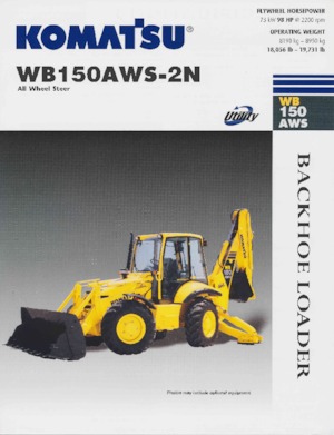 Árokásó-rakodók Komatsu WB 150AWS-2N
