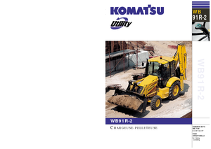 Árokásó-rakodók Komatsu WB91R-2
