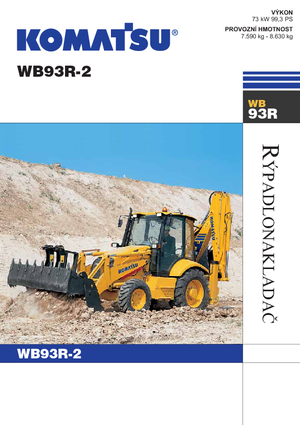 Árokásó-rakodók Komatsu WB93R-2