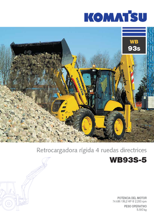 Árokásó-rakodók Komatsu WB93S-5E0