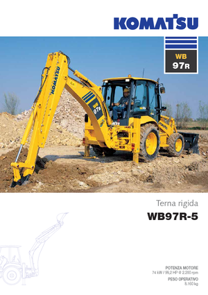 Árokásó-rakodók Komatsu WB97R-5E0