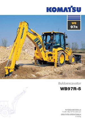 Árokásó-rakodók Komatsu WB97R-5E0