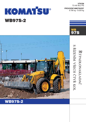 Árokásó-rakodók Komatsu WB97S-2