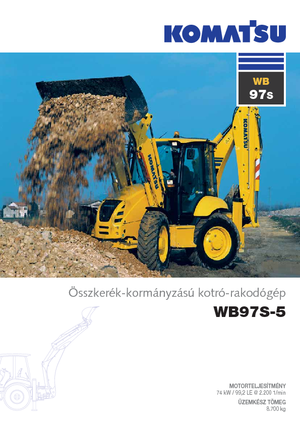 Árokásó-rakodók Komatsu WB97S-5E0