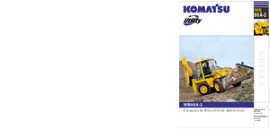 Árokásó-rakodók Komatsu WB98A-2